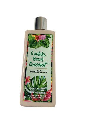 New Bath & Body Works Waikiki Beach Coconut with Tahitian Monoi Oil Body Lotion